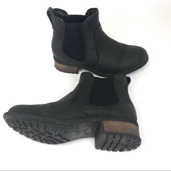 Ugg Bonham Black Ankle Boot Chelsea Boot - Picture 7 of 10